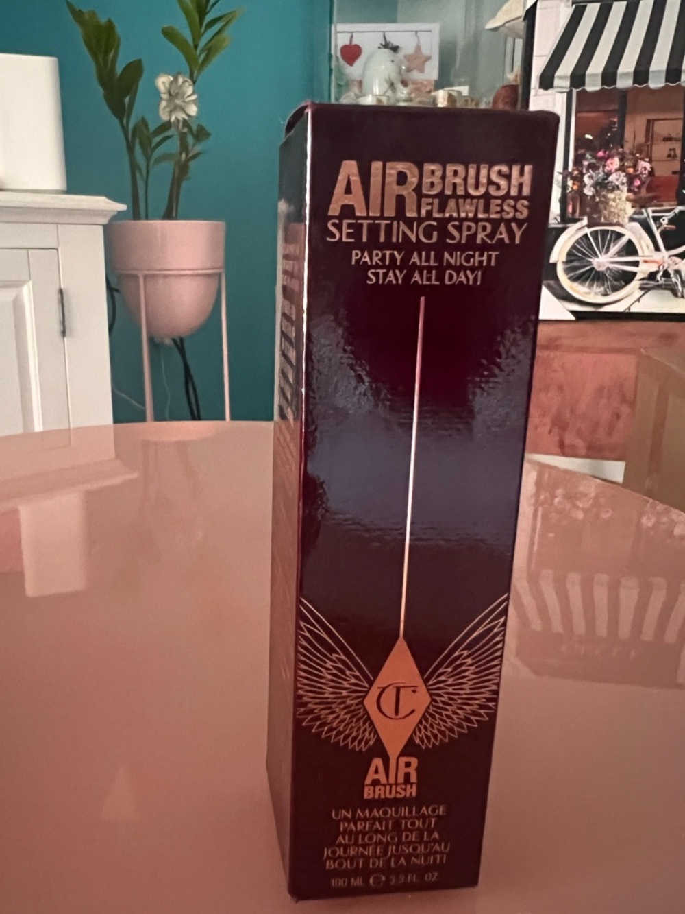 NIB Charlotte Tilbury Airbrush Flawless Setting Spray-Party All Night/All Day